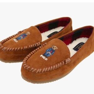 Polo Ralph Lauren Chestnut Loafer Slippers NWT Size 8